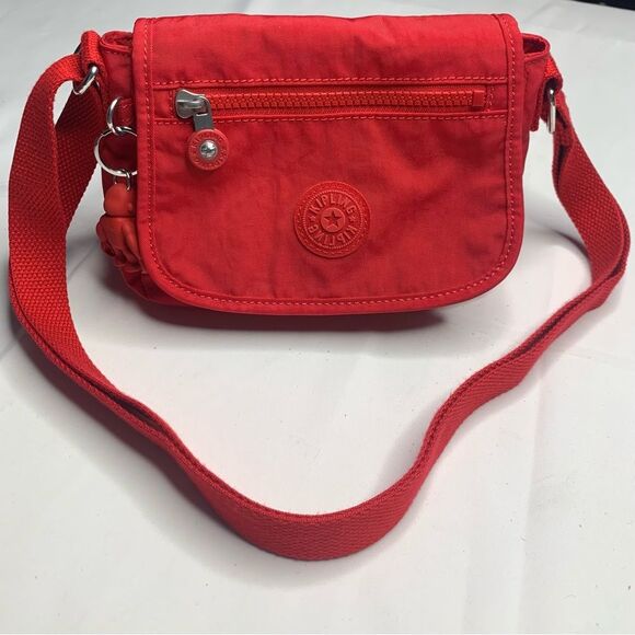Kipling Crossbody Mini Bag Red - Picture 1 of 14